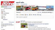 sport auto Facebook-Fan-Seite 2011