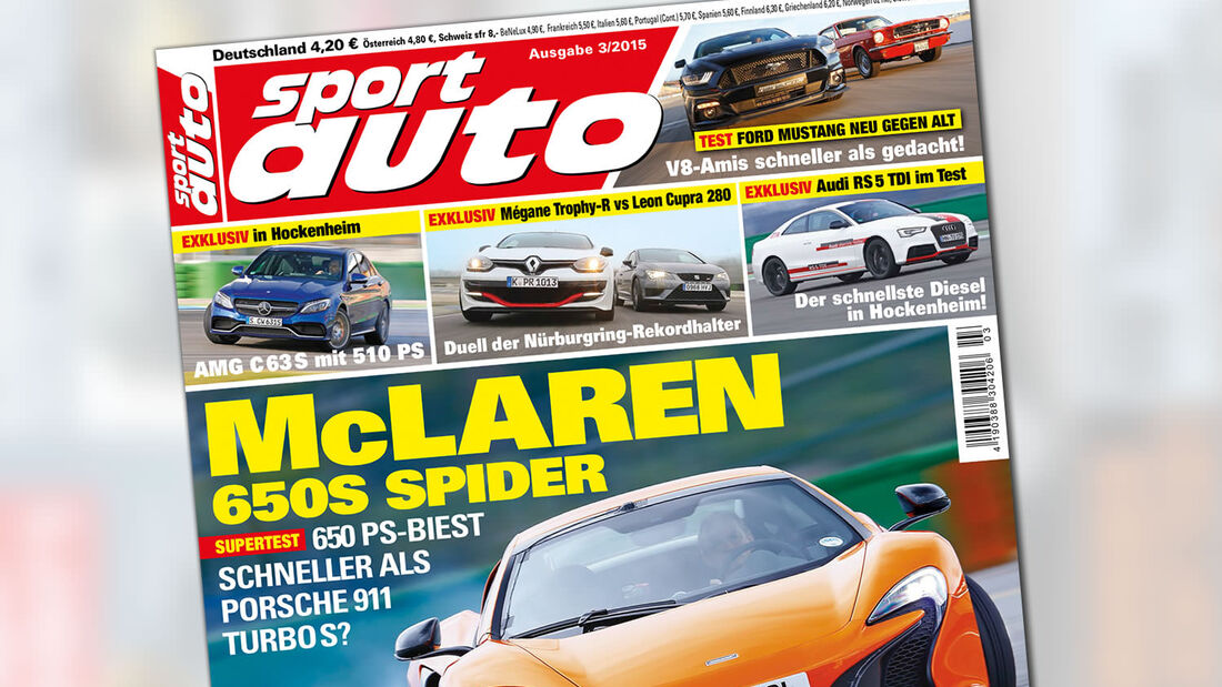 sport auto - Heftcover - Ausgabe 03/15