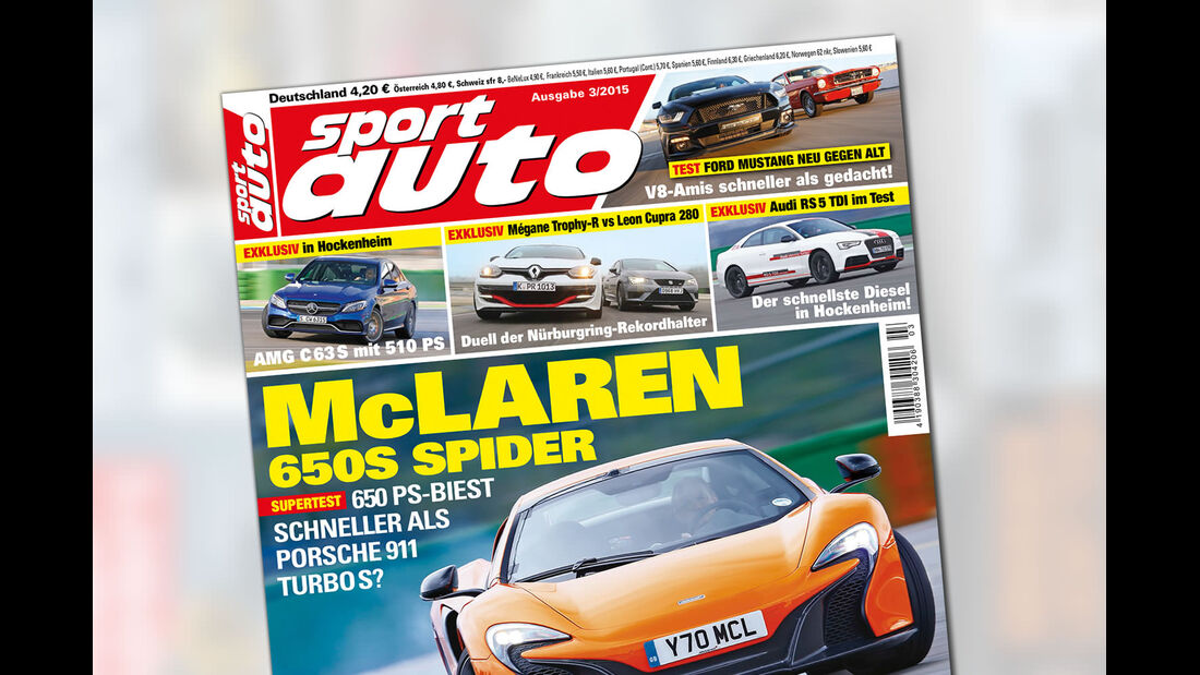 sport auto - Heftcover - Ausgabe 03/15